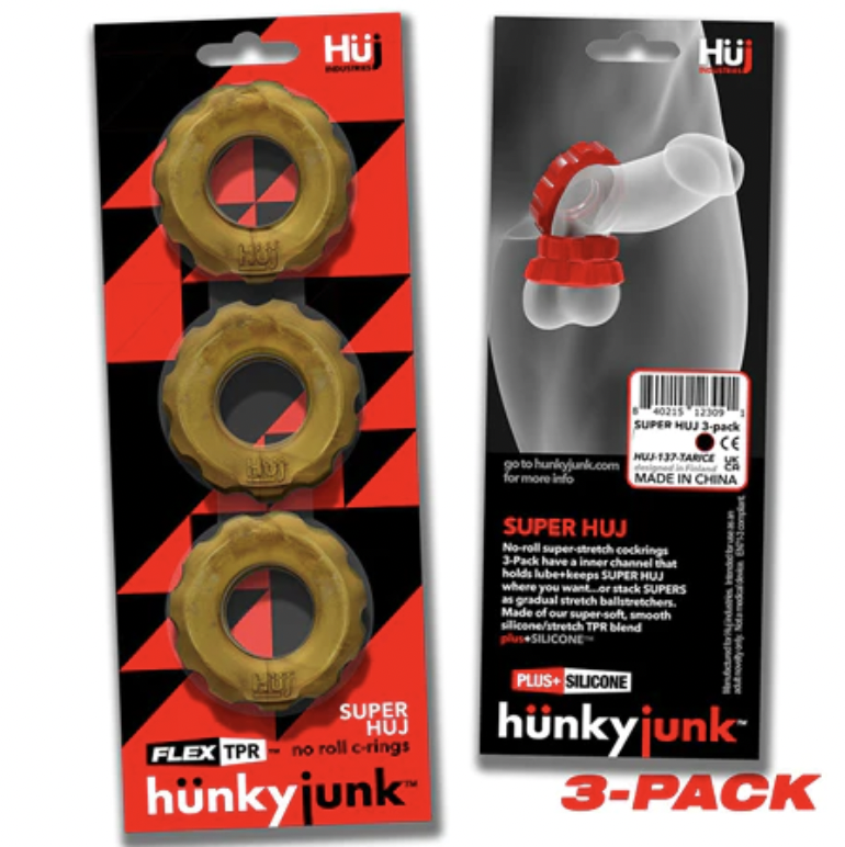 HUJ Super HUJ 3-Pack C-Rings Bronze Metallic