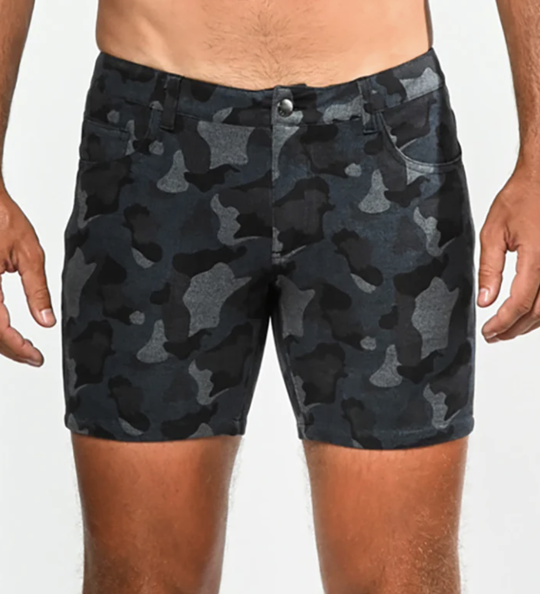 ST33LE Limited Edition - 5" Knit Shorts - Granite/Blue Camo