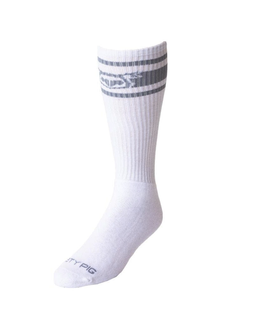 Nasty Pig Hook'd Up Sports Sock - SS23 - White/Grey