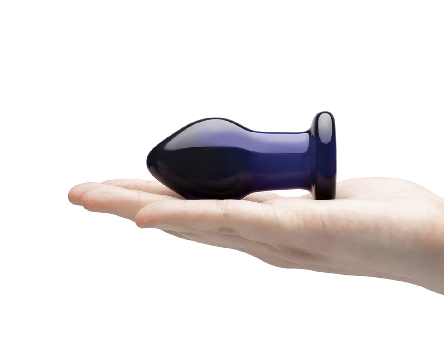 Gläs Rechargeable Remote Vibrating Plug 3.5"