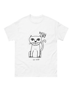 Pussyboy Pussy Cat Tee - White