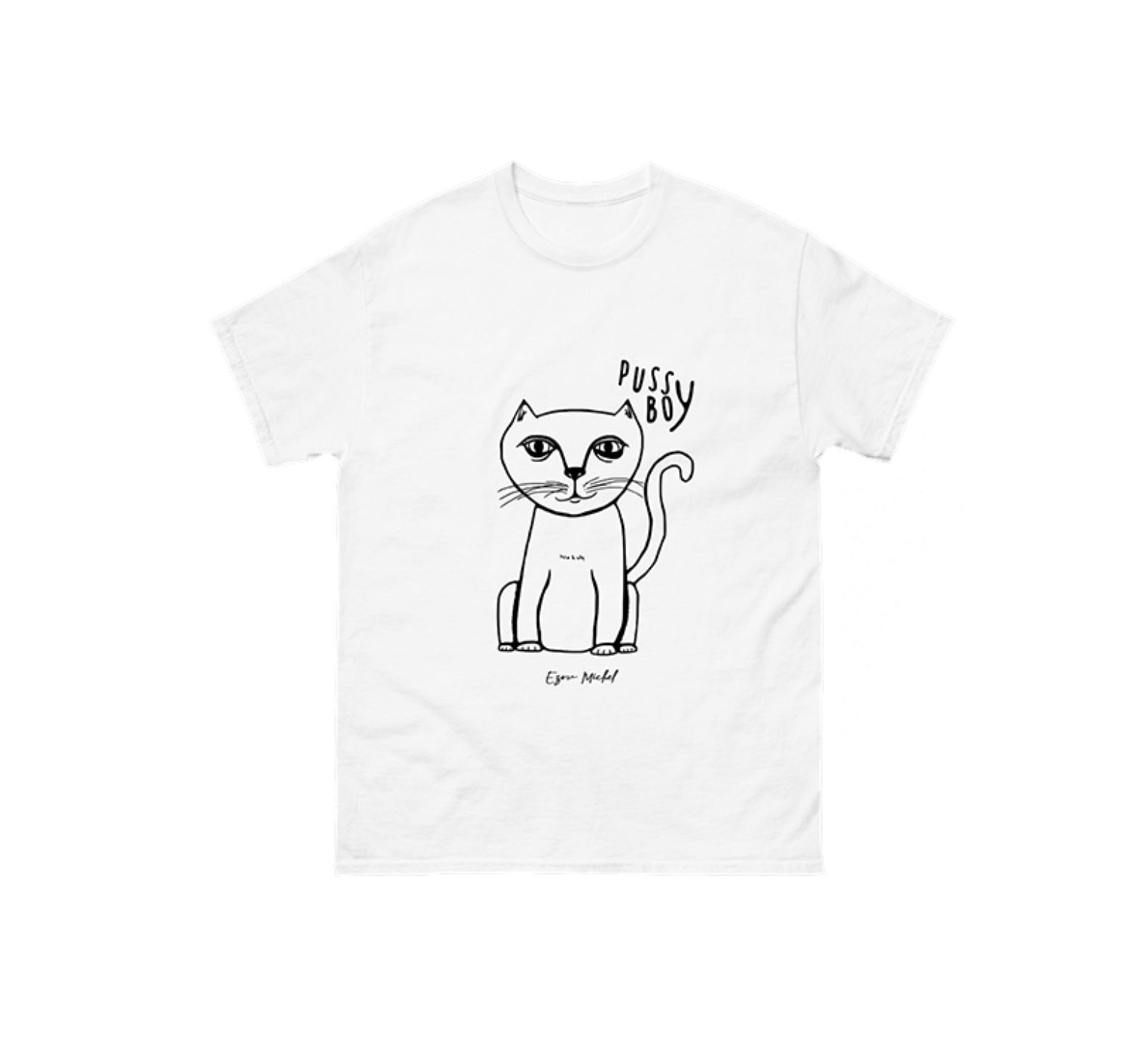 Pussyboy Pussy Cat Tee - White - sale