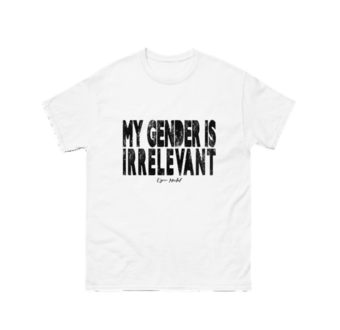 Pussyboy Irrelevant Tee - White - sale