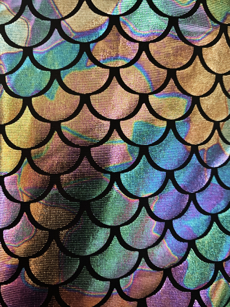 Knobs Mermaid Crop Top - Multi