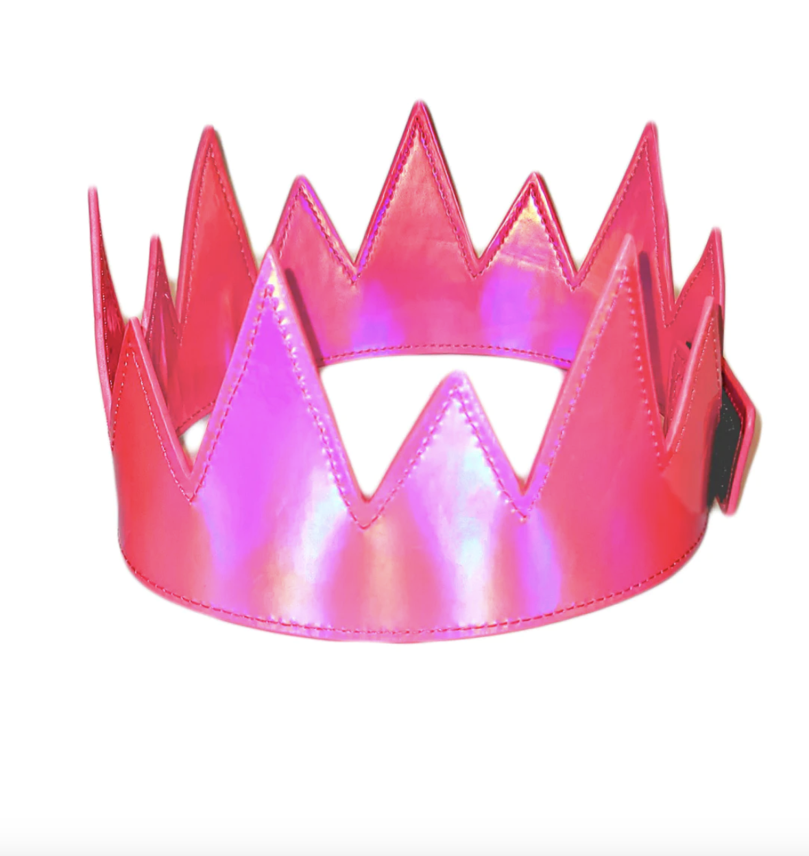 Knobs Metallic Crown - Fuchsia