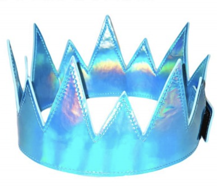 Knobs Metallic Crown - Light Blue