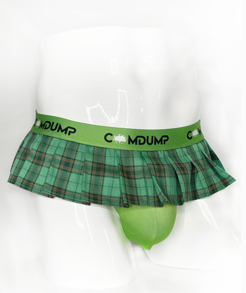CumDump Jock Skirt - Green