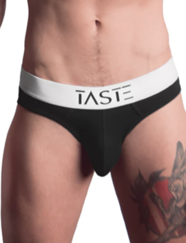 Taste Taste Brief - White/Black - sale