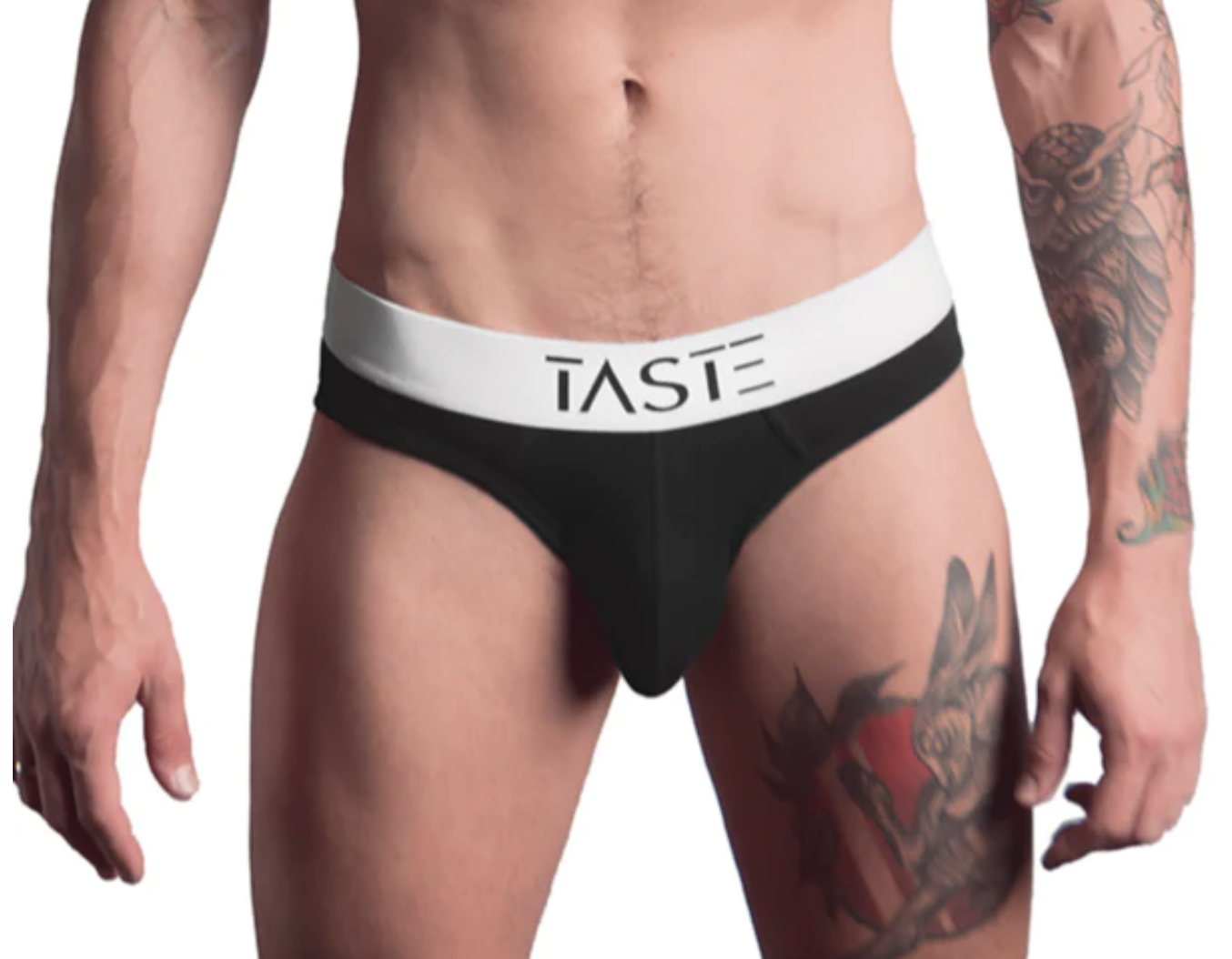 Taste Taste Brief - White/Black - sale