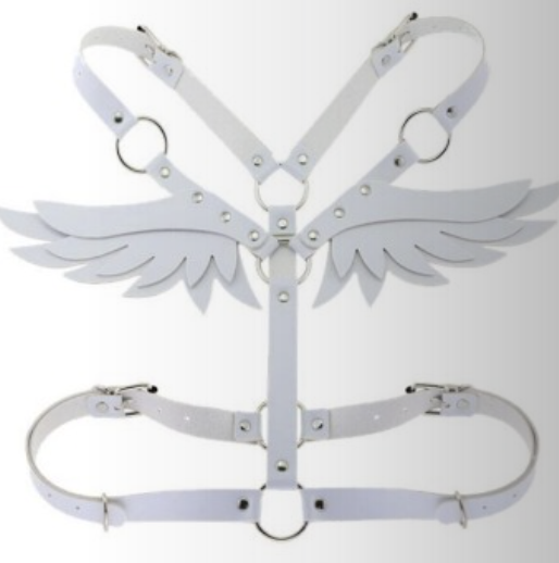 Knobs Wings Harness - White