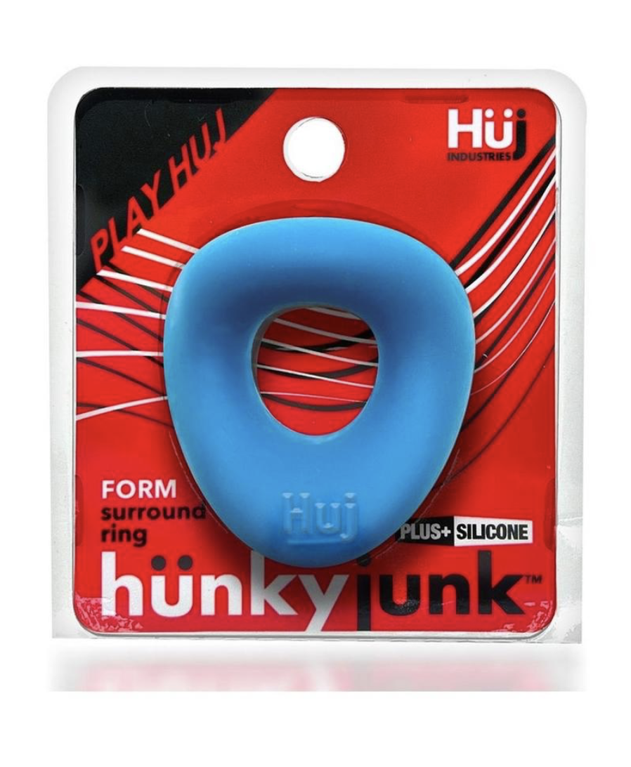 HUJ Form Cock Ring Teal Ice