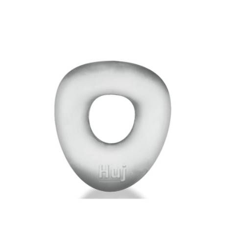 Hunkyjunk HUJ Form Cock Ring Clear Ice
