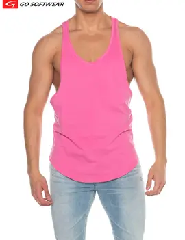Go Softwear/American Jock Pacific Athletic Y-Back Tank - Flamingo - sale