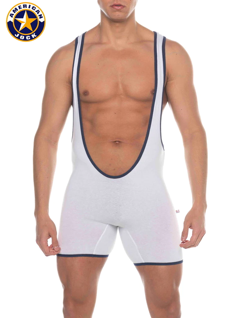 Go Softwear/American Jock Phys Ed Wrestler - White