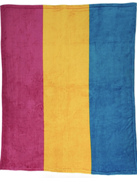Pansexual Pride Flag Blanket