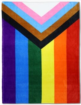 Progressive Pride Flag  Blanket