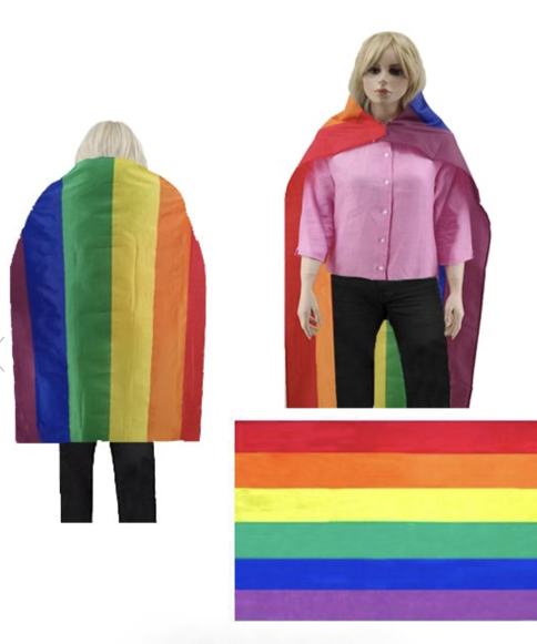 Rainbow Flag Cape