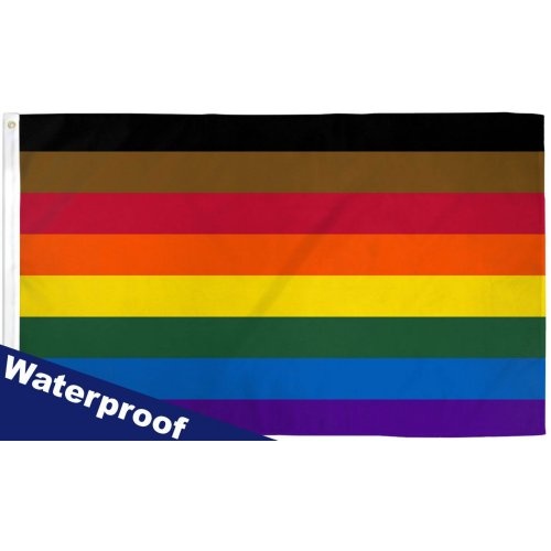 Philly Rainbow Pride Flag 2' x 3'