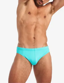 Teamm8 Grid Swim Brief - Bondi Blue