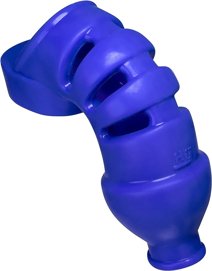 Hunkyjunk HUJ Lockdown Chastity Cage - Cobalt
