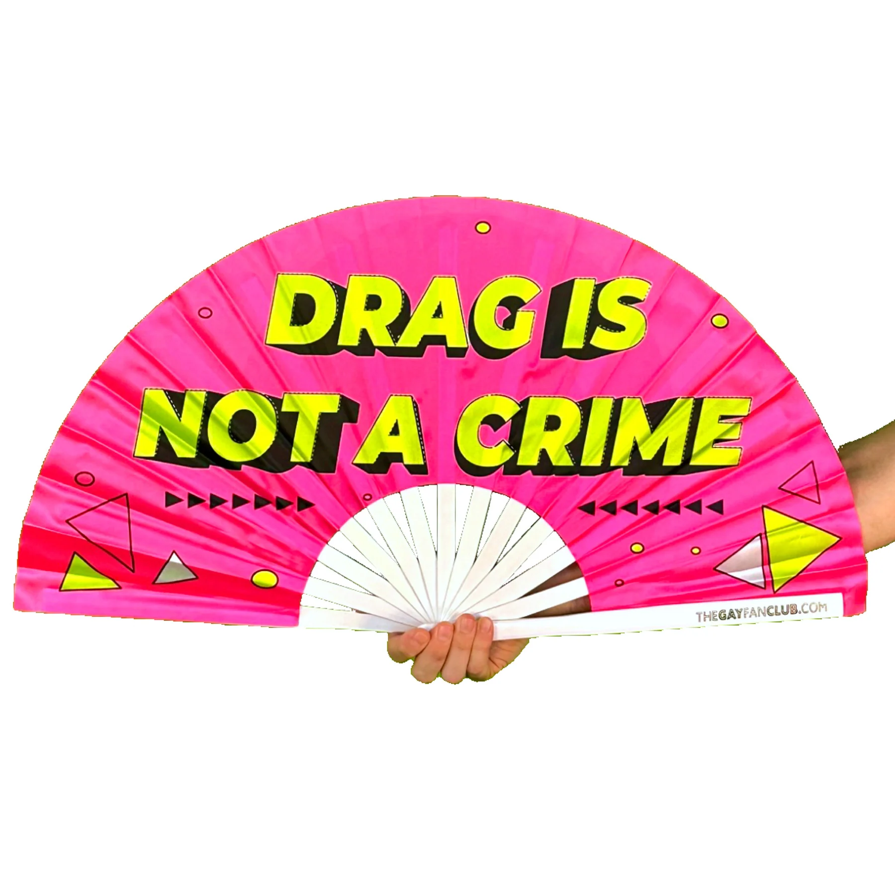 The Gay Fan Club Drag is Not a Crime Fan