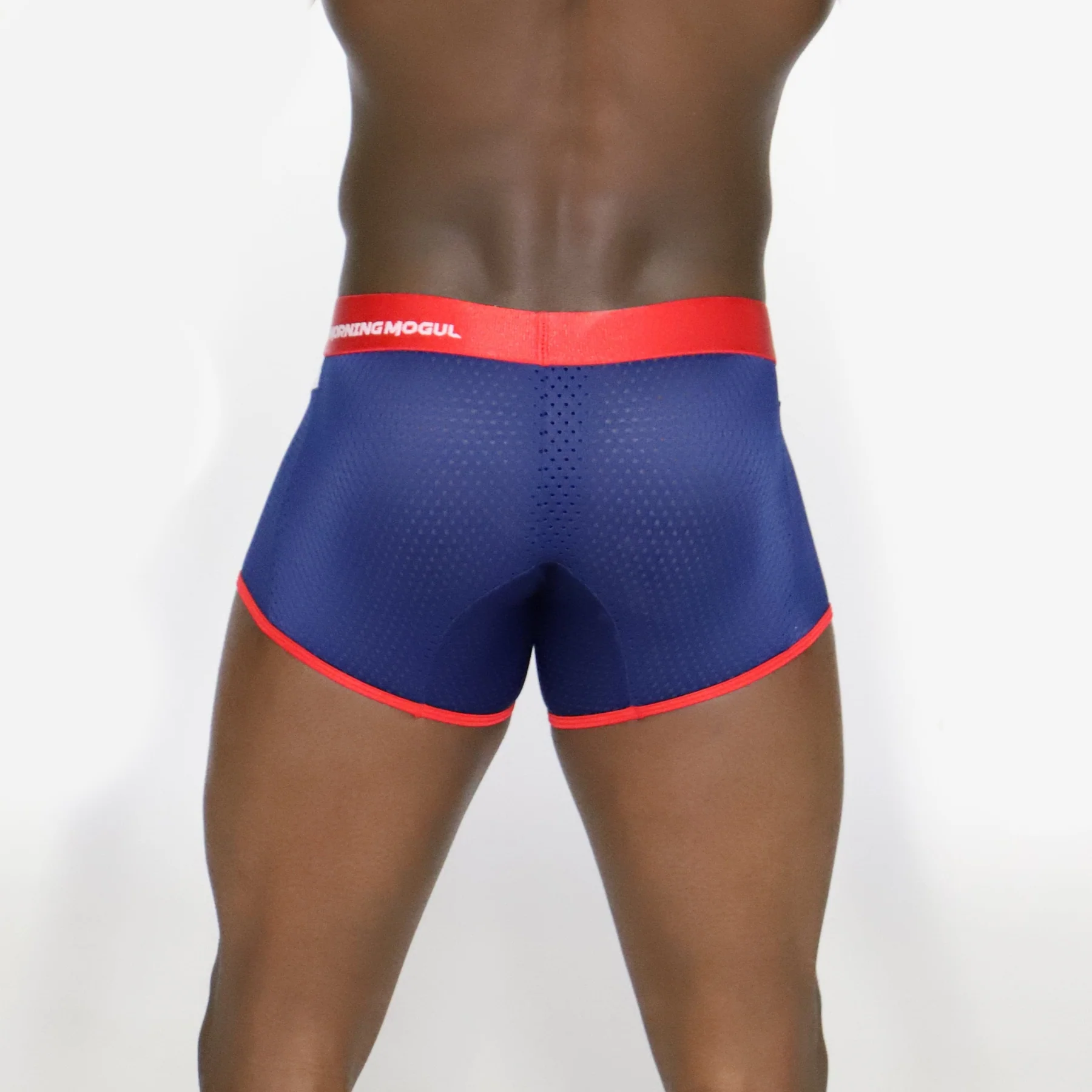 Morning Mogul Almight Boxer Trunk - Navy/White