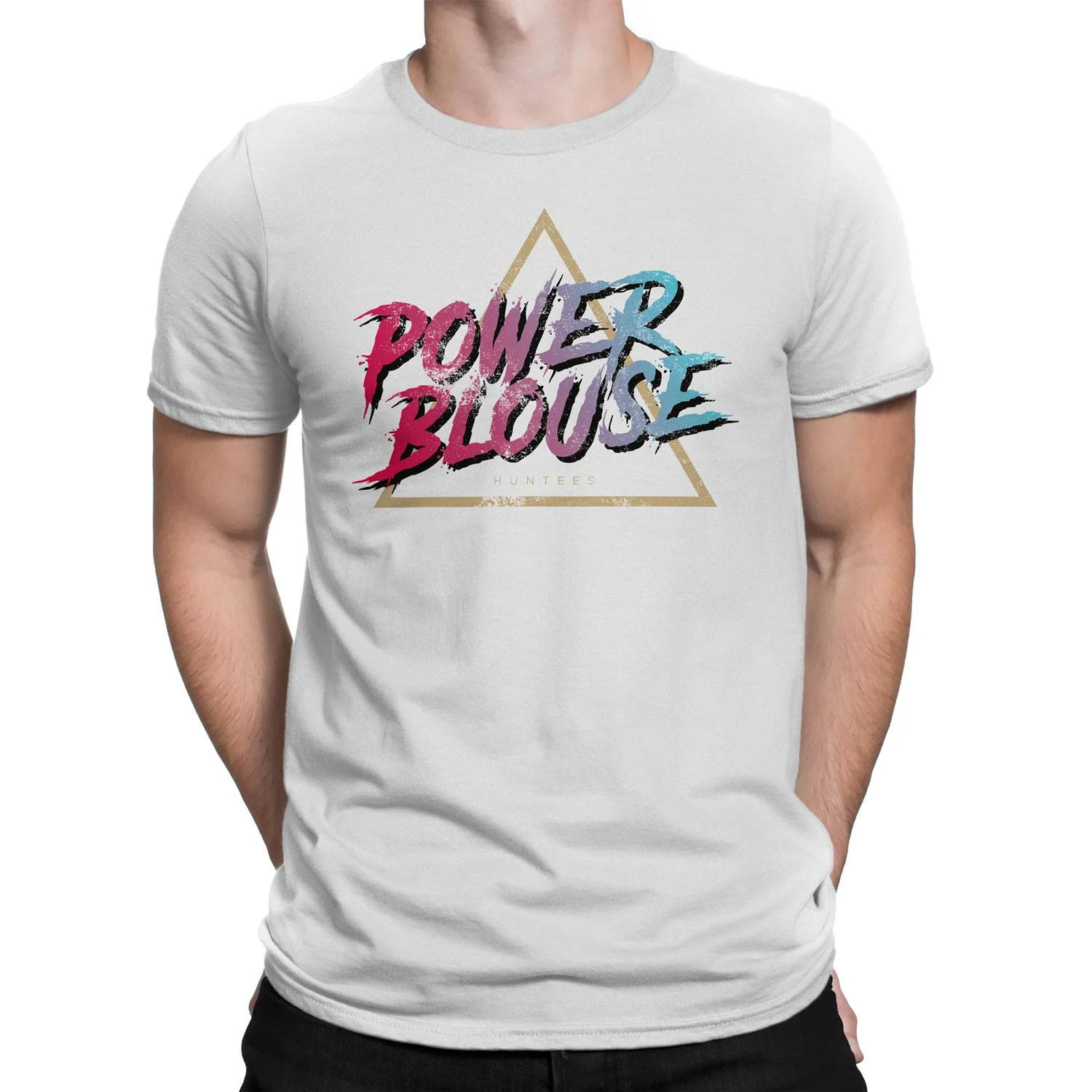 Huntees Power Blouse - White - sale