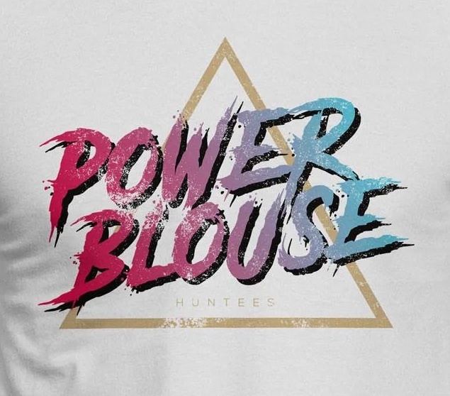 Huntees Power Blouse - White - sale