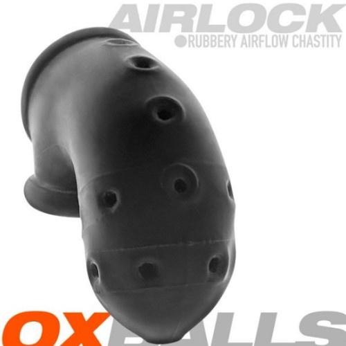 OX AirLock - Chastity Cage - Black