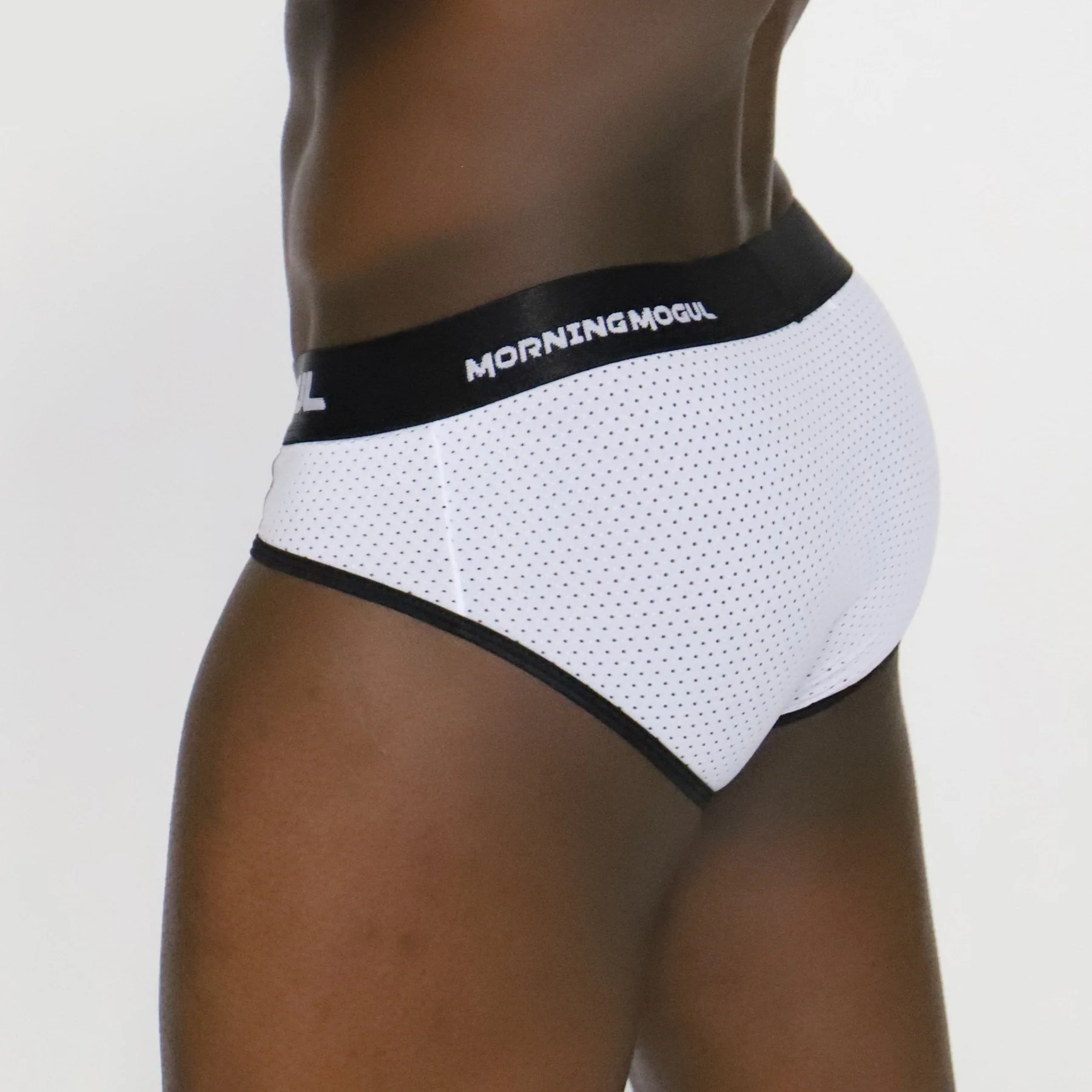 Morning Mogul Kieray Brief - White/Grey