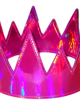 Knobs Metallic Crown - Magenta
