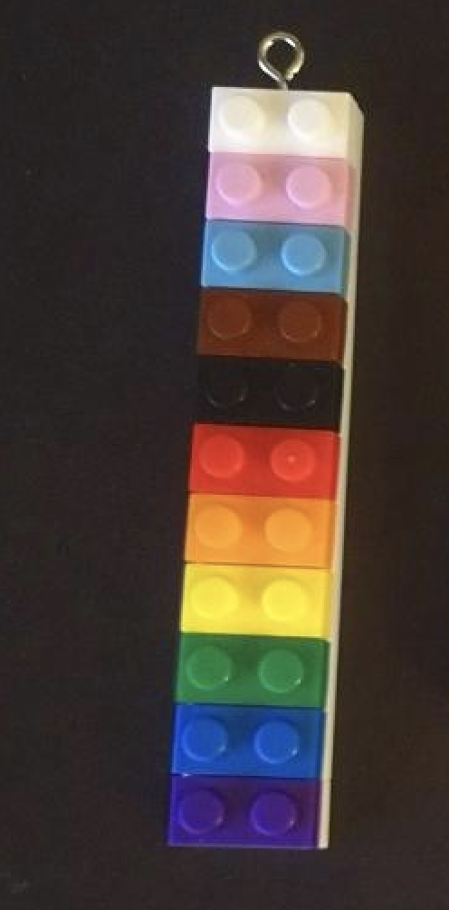 Classic Brick Pendant - Progress Rainbow