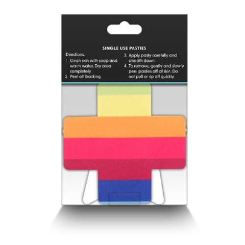 Pretty Pasties Pride Cross & Star 2 Pair