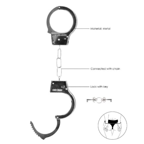 Ouch! Beginner's Handcuffs - Metal