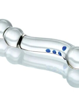 Gläs Curved G-Spot Dildo - Clear
