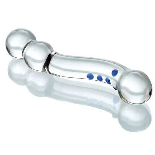 Gläs Curved G-Spot Dildo - Clear