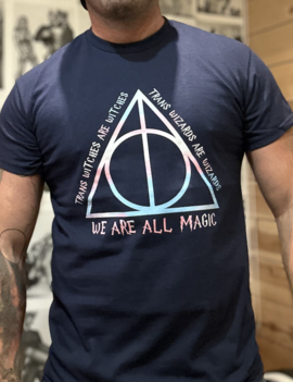 Humanity Lifestyle Co. We are All Magic Tee - Navy