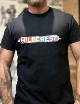 Humanity Lifestyle Co. Rainbow Hillcrest Sign Tee - Black