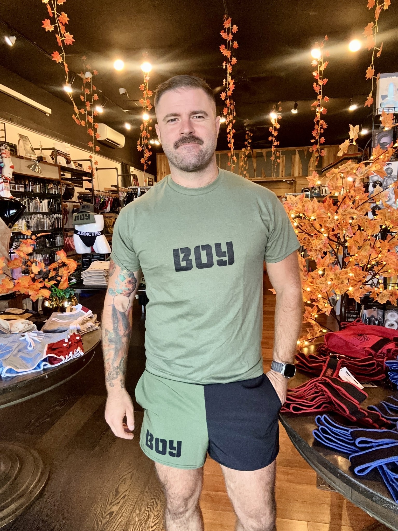 Humanity Lifestyle Co. Boy Tee - Military Green