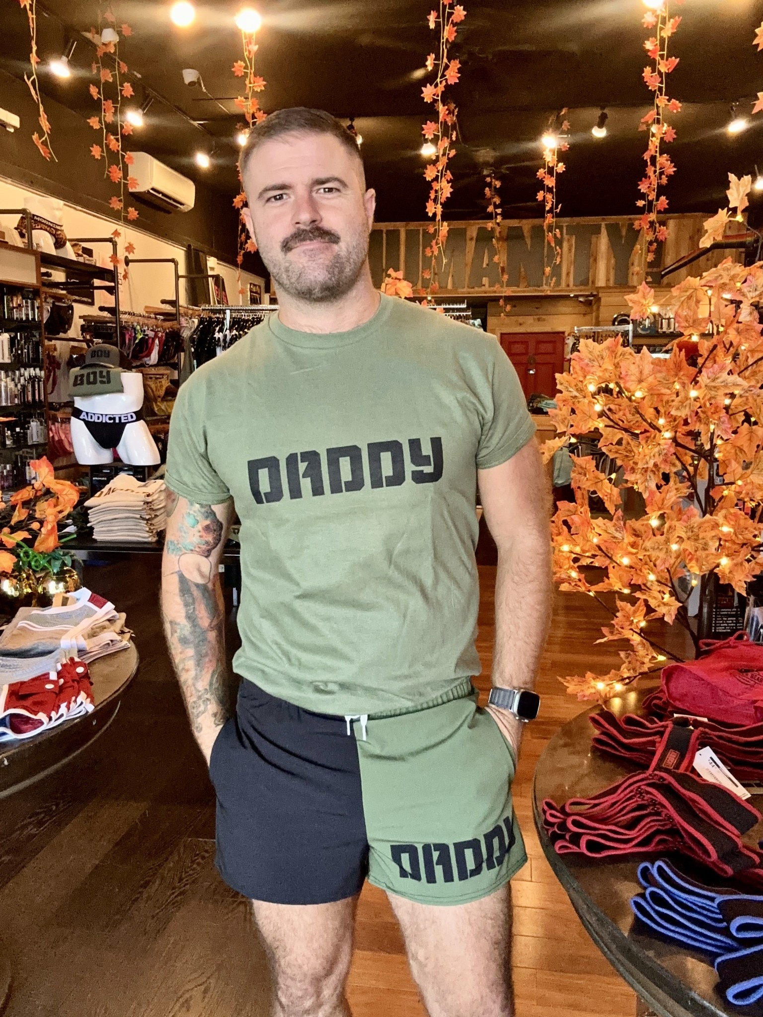 Humanity Lifestyle Co. Daddy Tee - Military Green