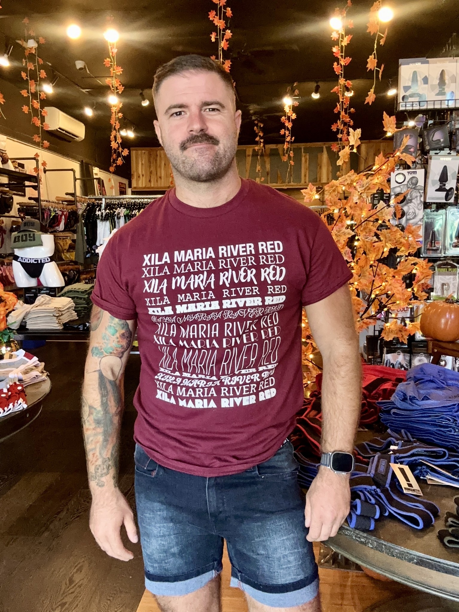 Humanity Lifestyle Co. HLC XMRR Tee - Maroon - sale