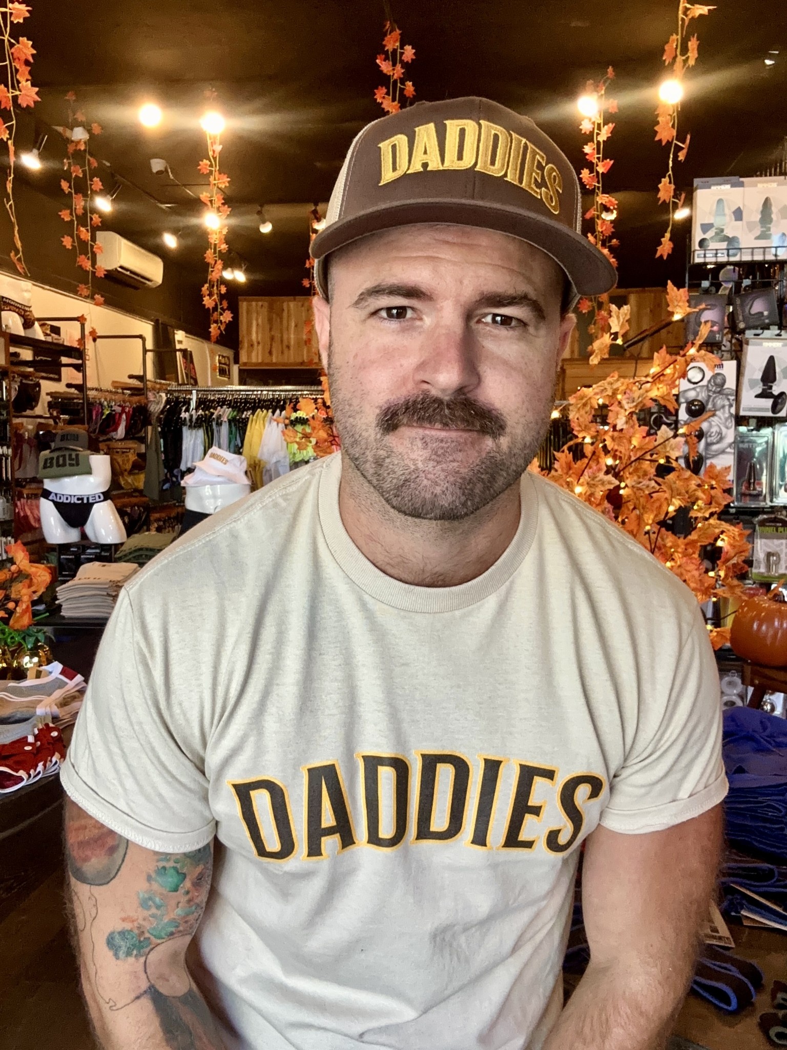 Humanity Lifestyle Co. SD Daddies Retro Trucker Hat - Brown/Khaki