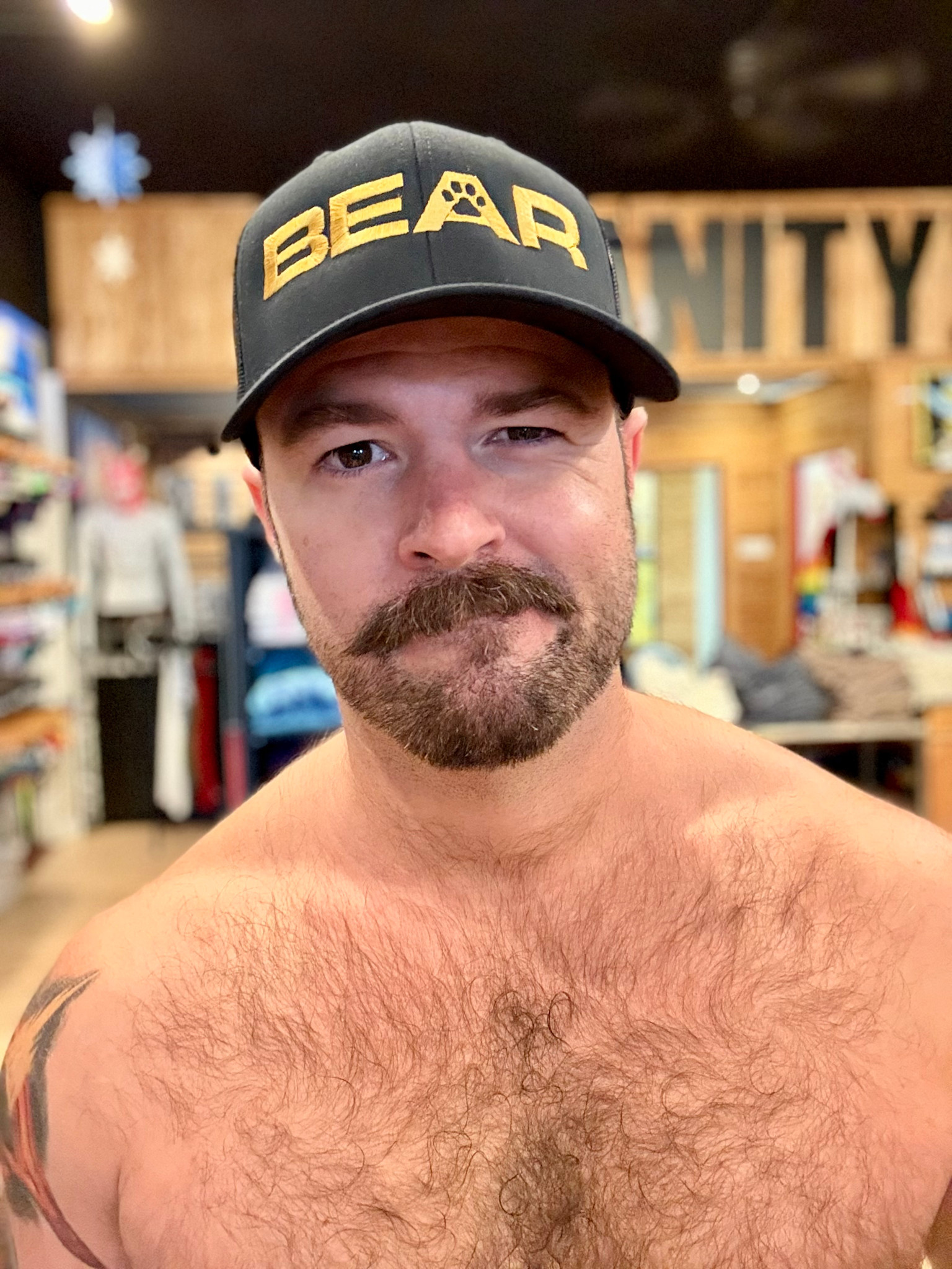 Humanity Lifestyle Co. HLC Retro Trucker Hat - Bear - Black