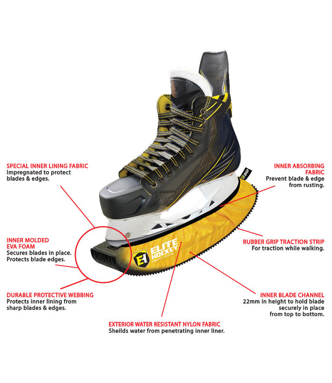 ELITE PRO WALKING SKATE BLADE GUARDS SENIOR