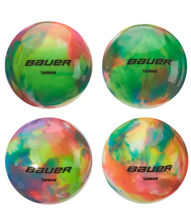 BAUER MULTICOLORED STREET BALL 4 PACK