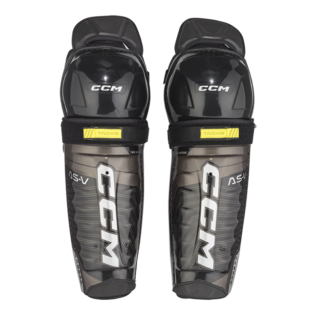 CCM TACKS AS-V SHIN GUARDS SENIOR