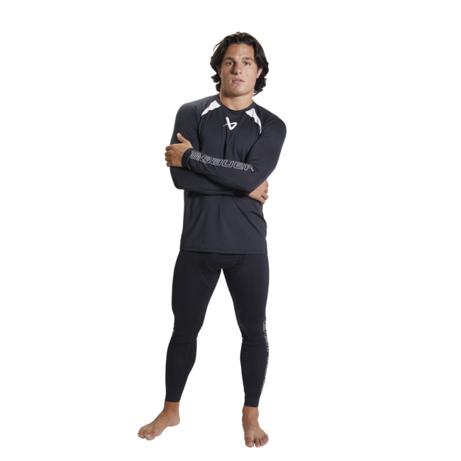 BAUER BAUER S22 PERFORMANCE LONGSLEEVE BASE LAYER TOP SENIOR