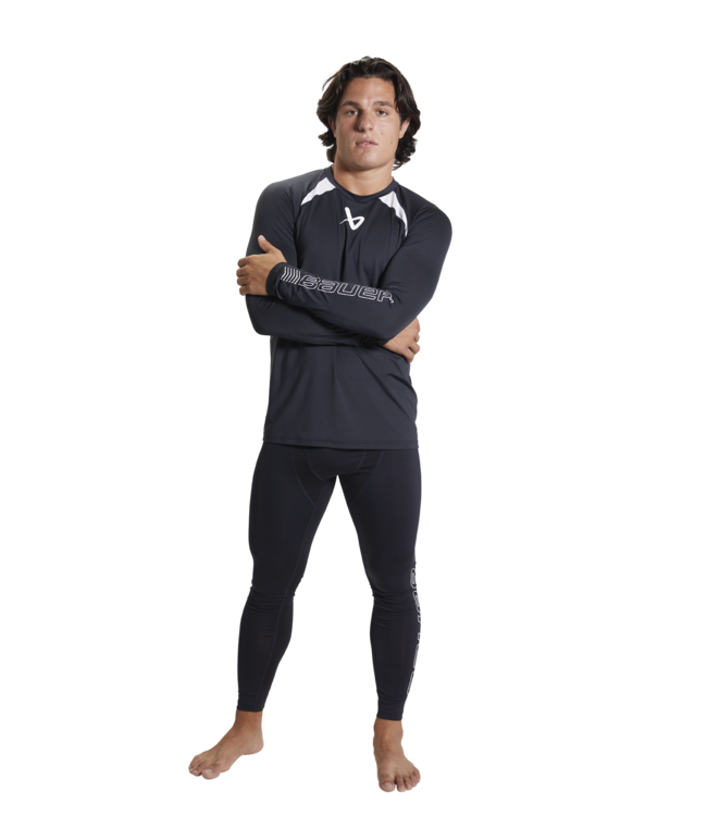 BAUER BAUER S22 PERFORMANCE LONGSLEEVE BASE LAYER TOP SENIOR