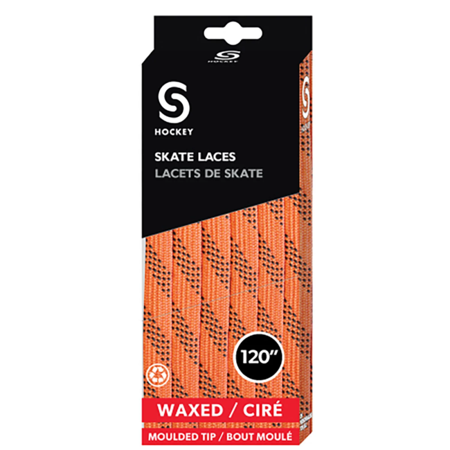 ELITE HOCKEY LACE ORANGE WAX