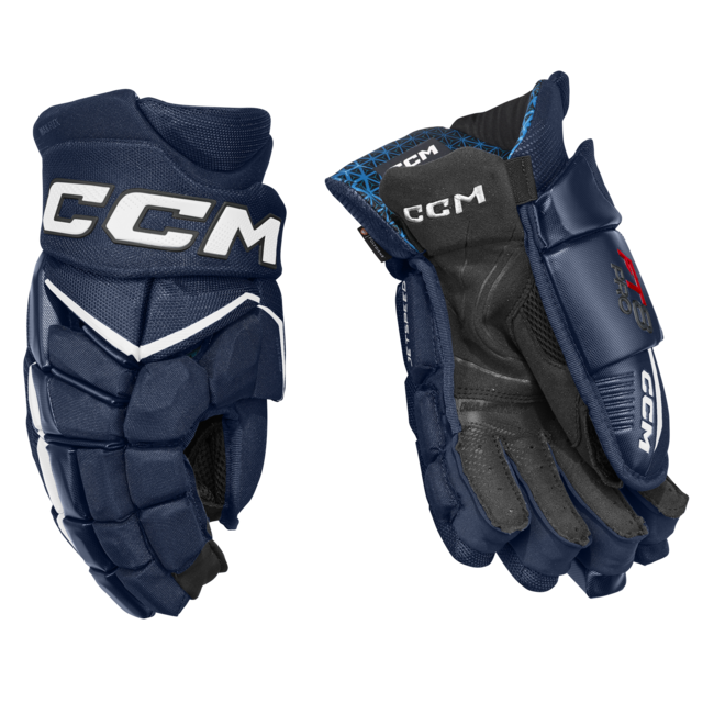 CCM S25 JETSPEED FT8 PRO HOCKEY GLOVES SENIOR